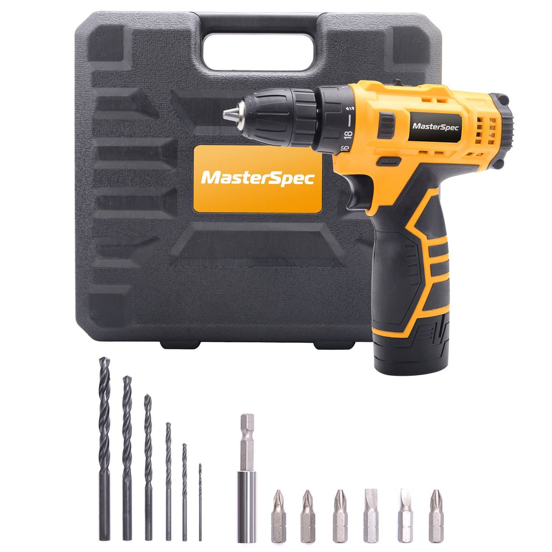 MasterSpec 12V Cordless Drill Driver Screwdriver