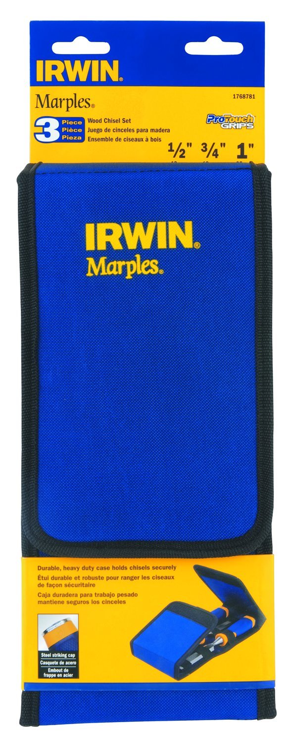 Marples Construction Chisel Set with Wallet,