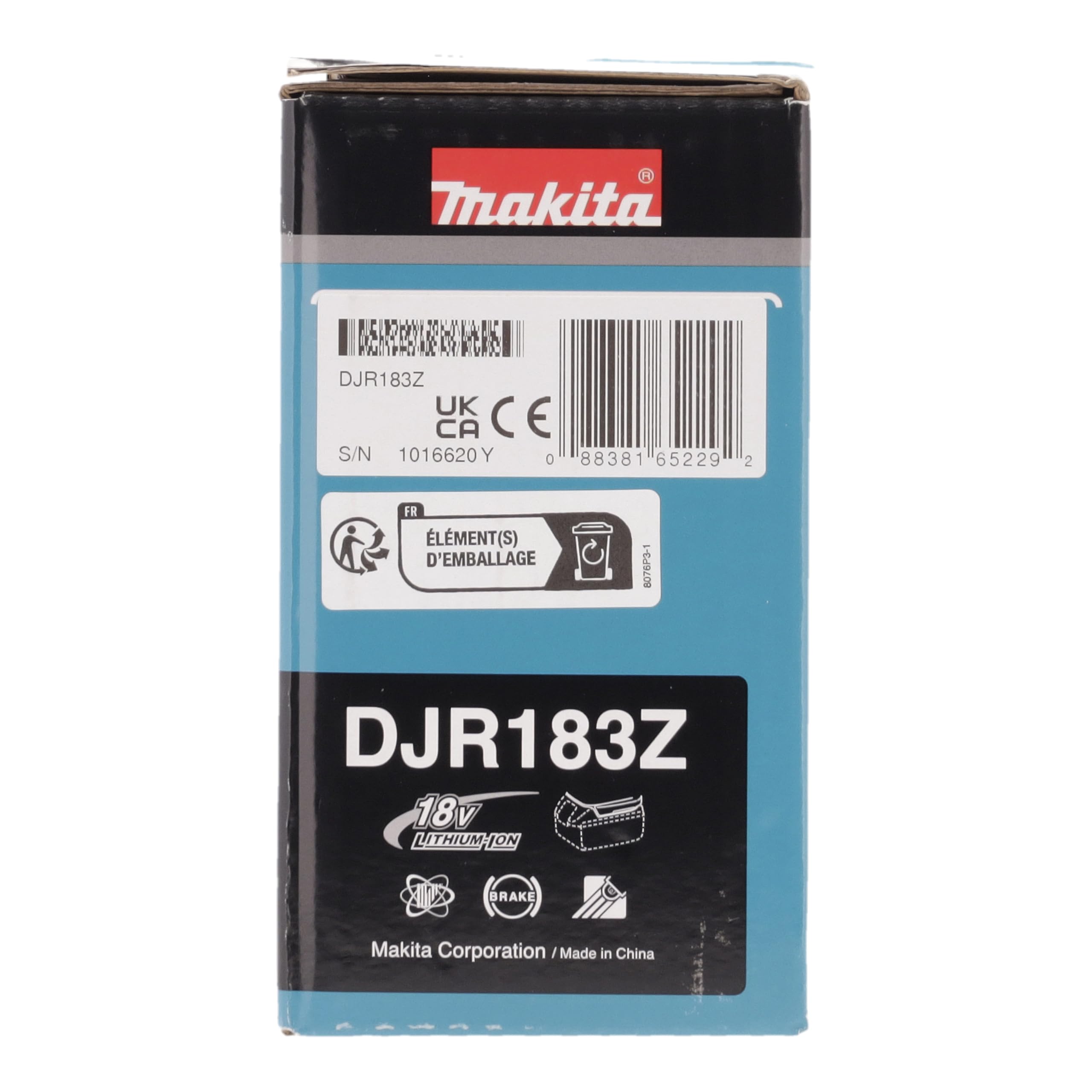 Makita DJR183Z 18V Cordless Reciprocating Saw