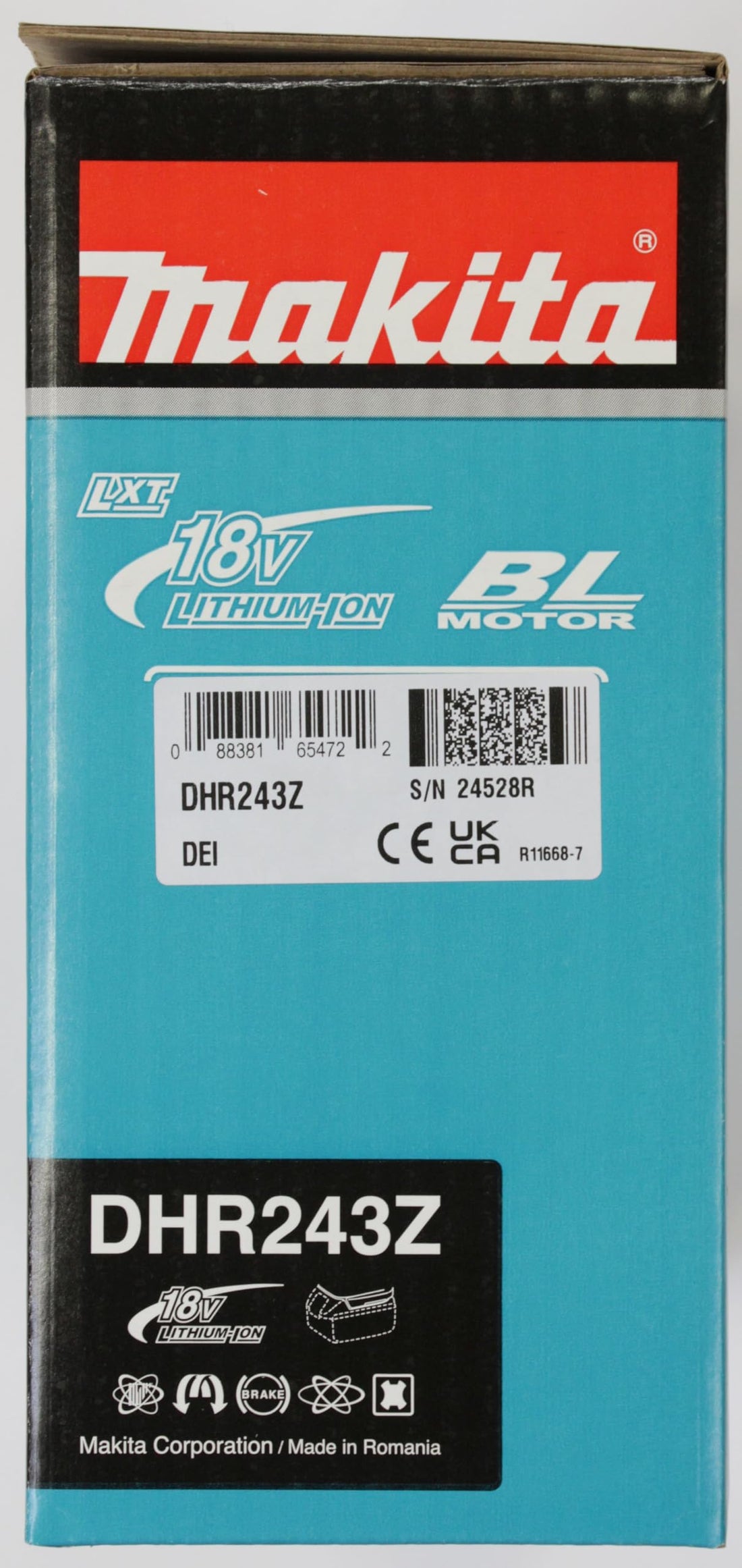 Makita DHR243Z 18V Brushless Rotary Hammer Drill