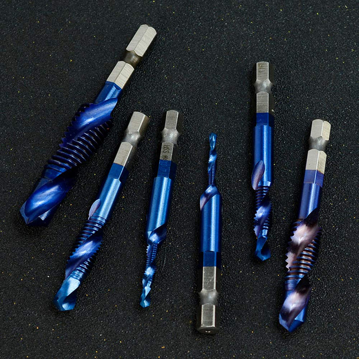 Combination Drill & Taps Bit Set, Screw Tapping