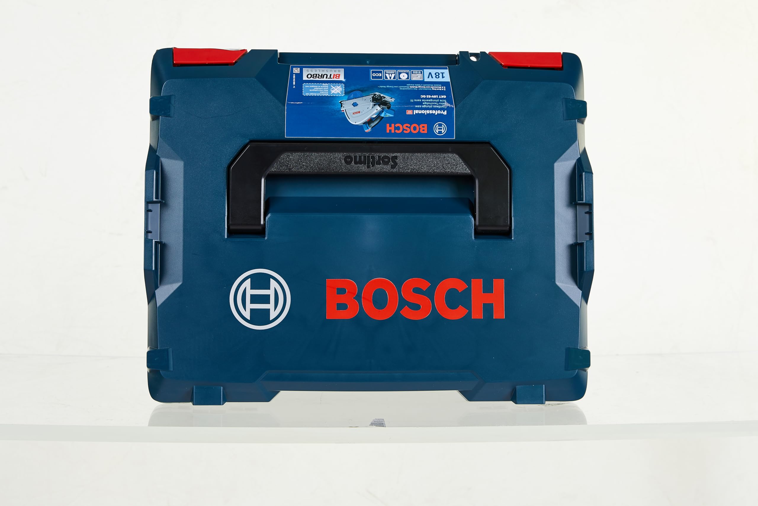 Bosch Professional BITURBO GKT 18V-52 GC Cordless Plunge Circular Saw (Adjustable Speed Levels, incl. connectivity Module, excl. Batteries and Charger, in L-BOXX 238)
