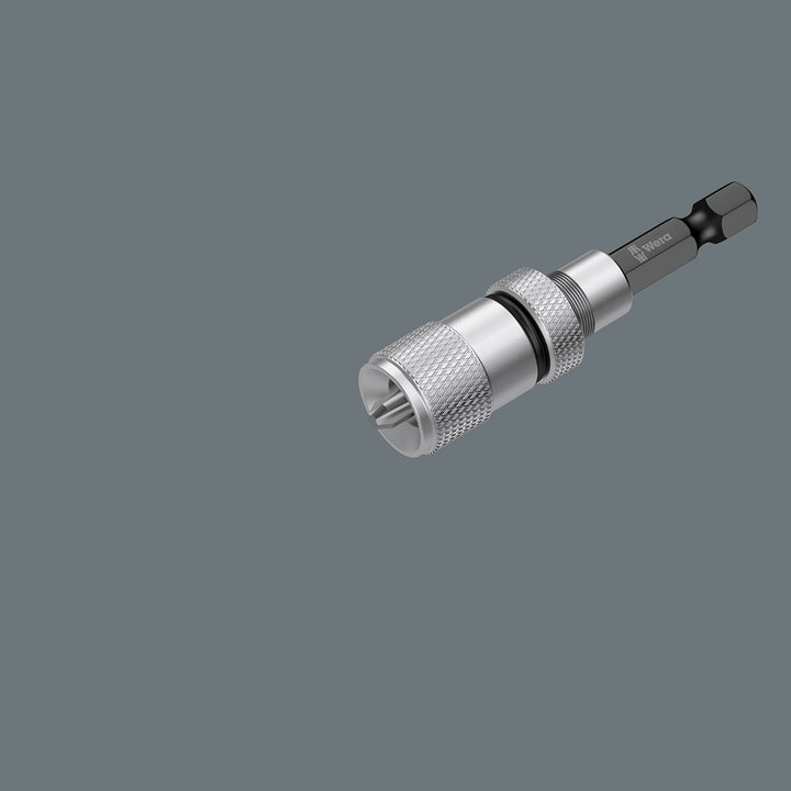 Wera 896/4/1 Bit Holder with Adjustable Depth Stop, 1/4-inch x 50 mm Size