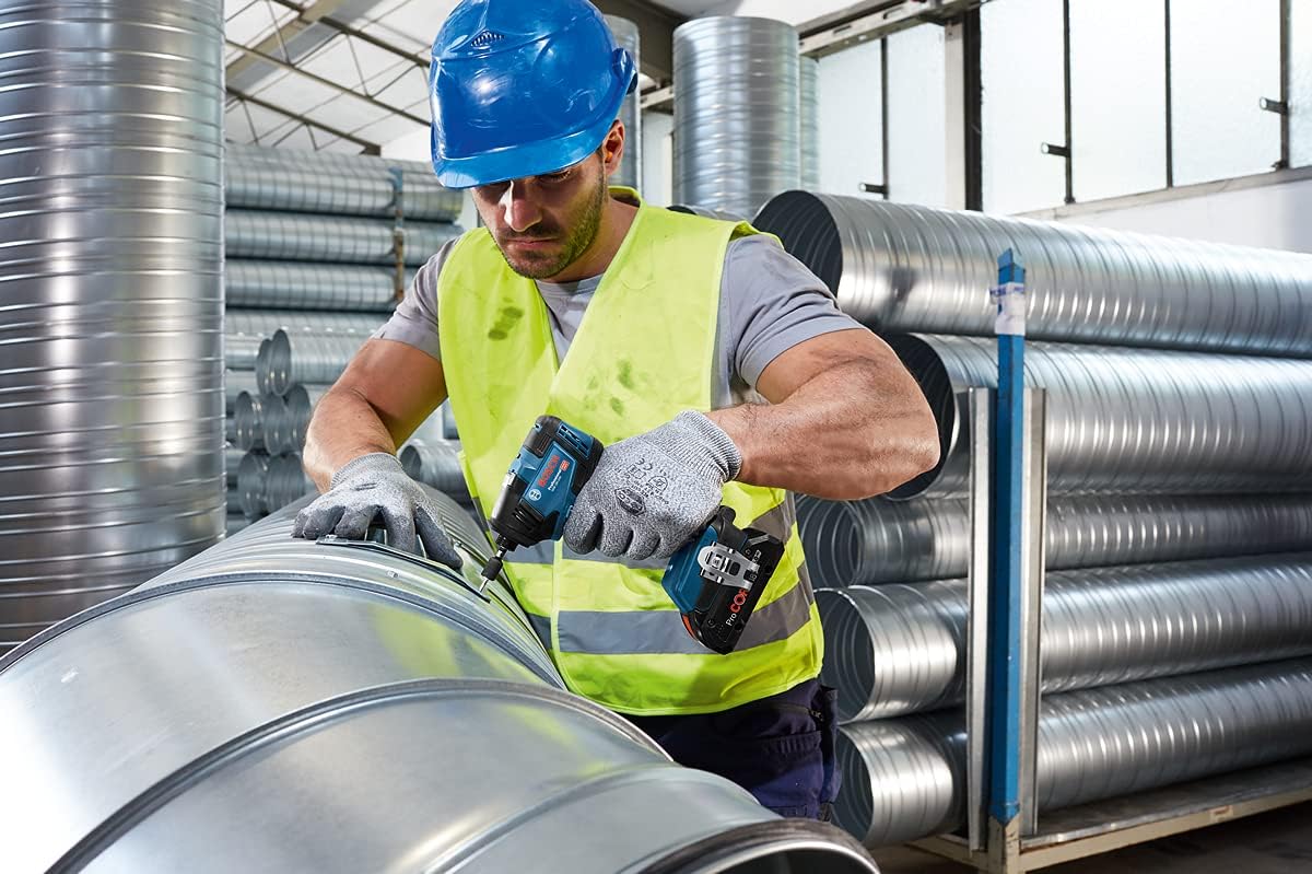 Bosch Professional 18V System Cordless Impact Driver GDX 18V-200 (max. Torque of 200 Nm, excluding Rechargeable Batteries and Charger, in Carton)