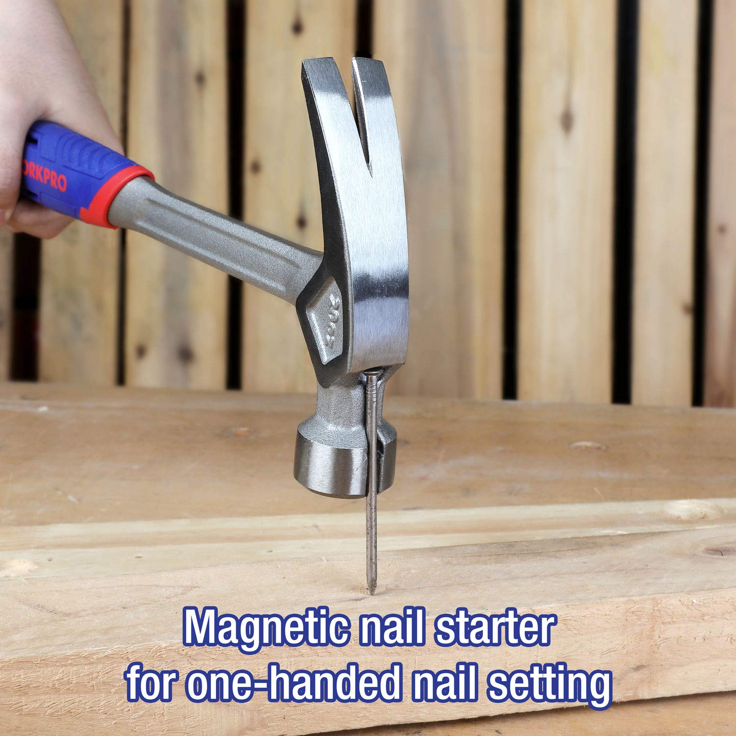 WORKPRO Claw Hammer, Framing Hammer