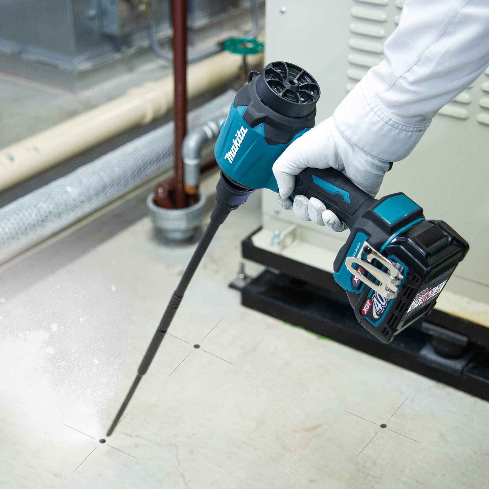 Makita AS001GZ05 40V Max Li-ion XGT Brushless Dust Blower Supplied in a Makpac Case - Batteries and Charger Not Included