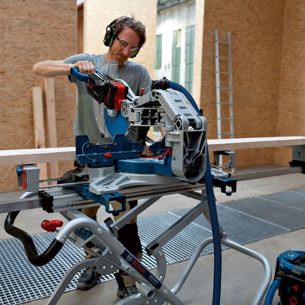 Bosch 18V GCM 18V-305 GCD 305mm Cordless Biturbo Mitre Saw Compound Glide - Skin Only, 0601B43040