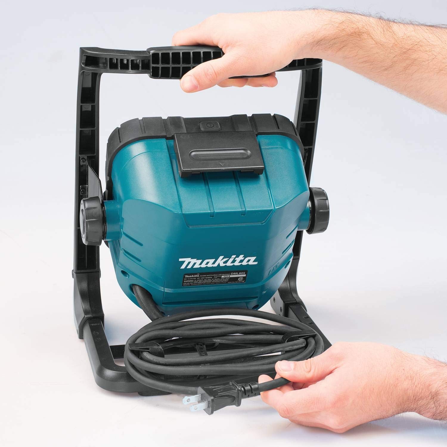 Makita DML805 18V LXT Lithium-Ion Cordless/Corded L.E.D. Flood Light Tool, Blue/Black
