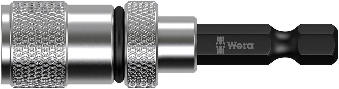 Wera 896/4/1 Bit Holder with Adjustable Depth Stop, 1/4-inch x 50 mm Size