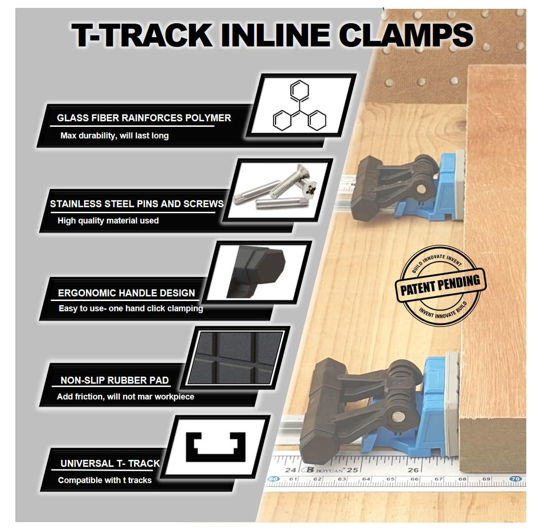 T-Track Clamp for woodworking