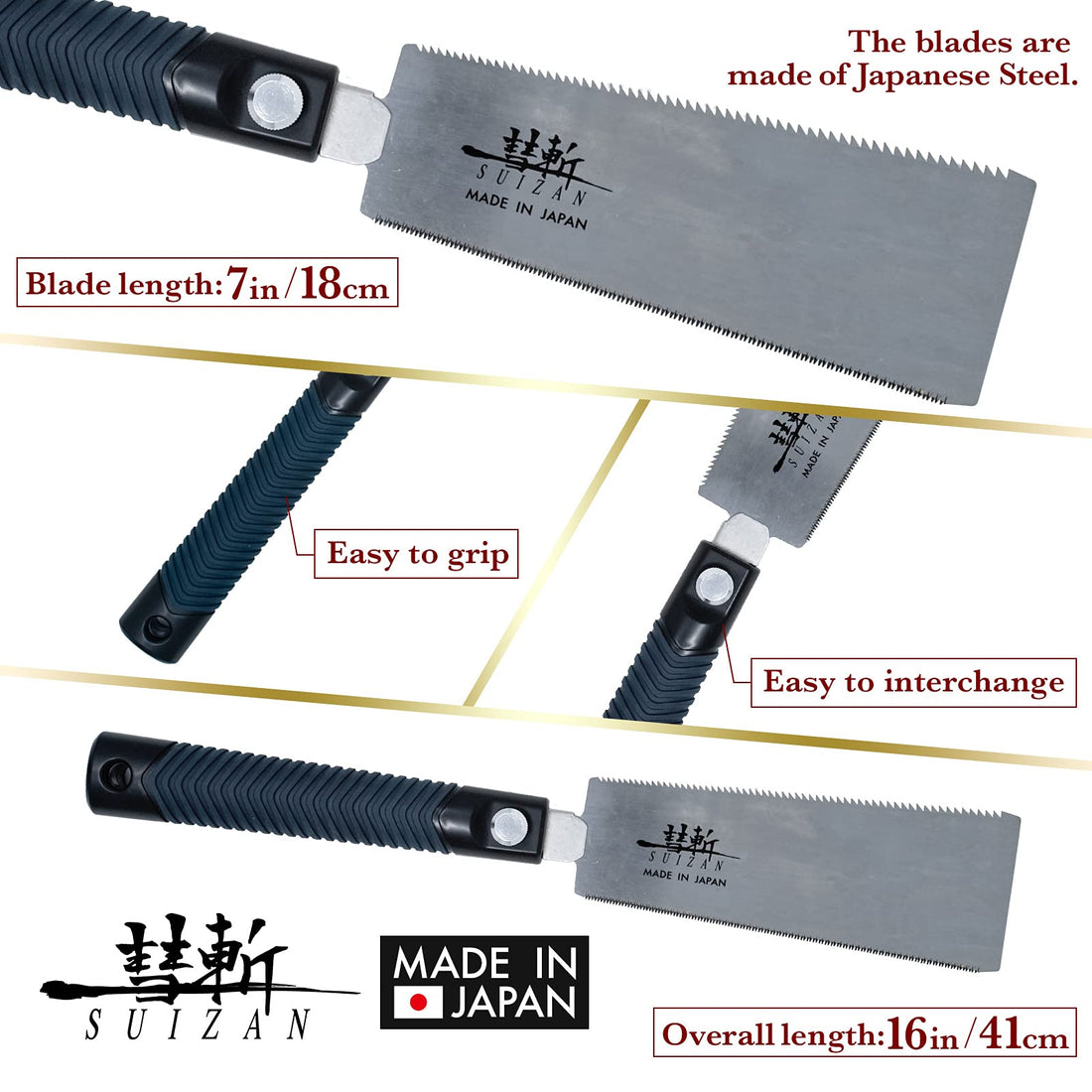 Pull Saw Hand Saw 180mm Ryoba Double Edge