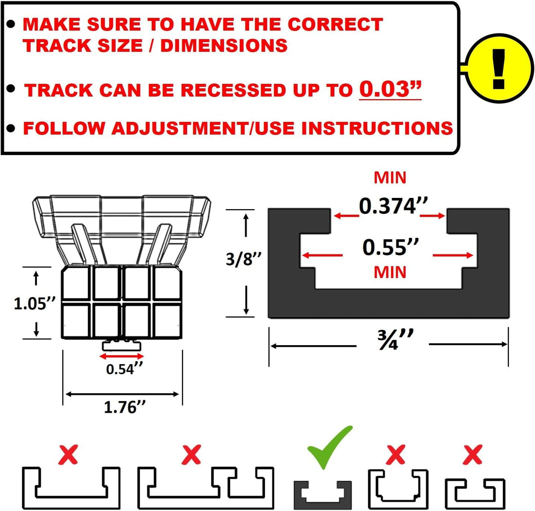 T-Track Clamp for woodworking