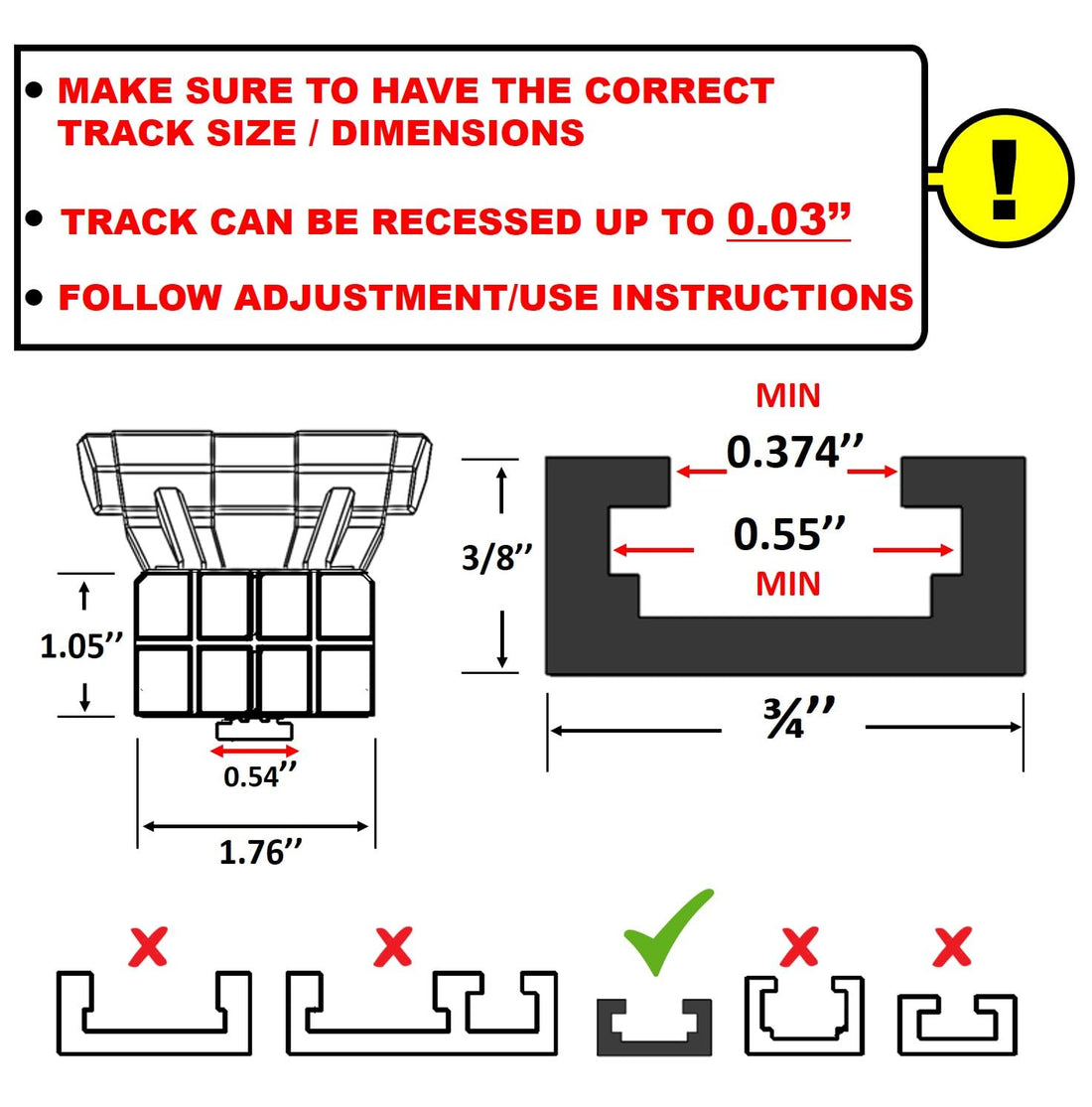 T-Track Clamp for woodworking