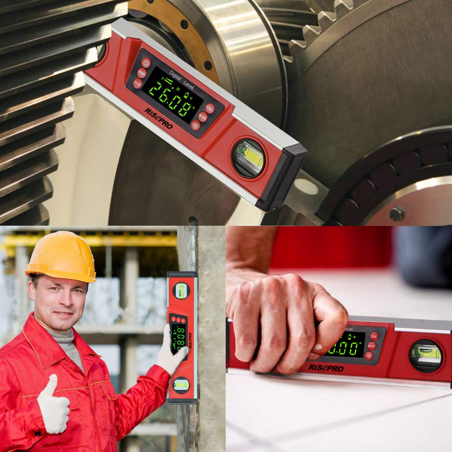 10-Inch Digital Torpedo Level and Protractor  Angle Finder