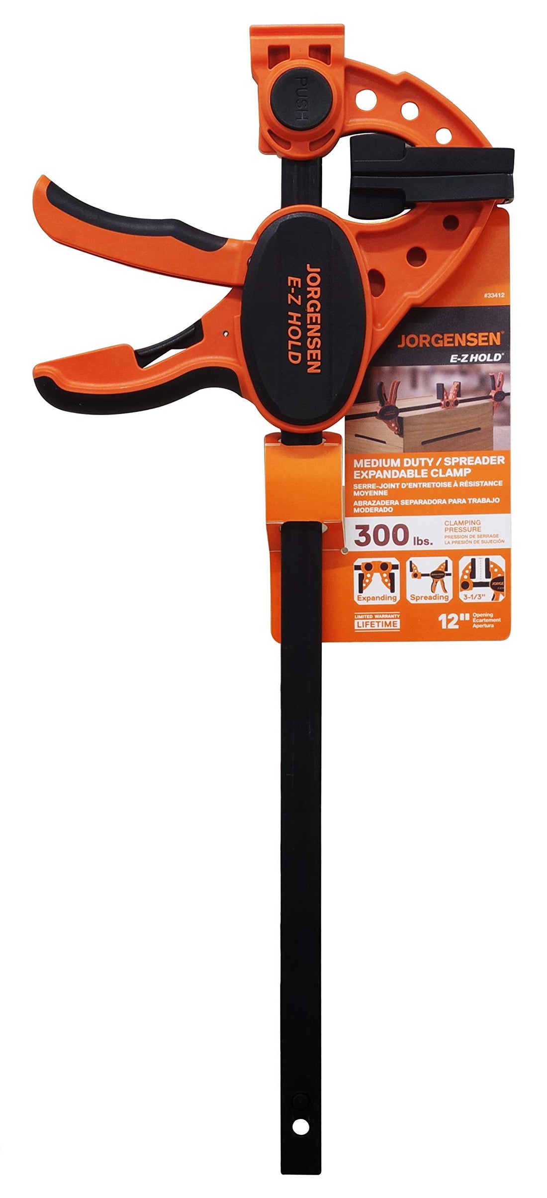 Pony Jorgensen E-Z Hold Medium Duty Bar Clamp, 300 mm Size