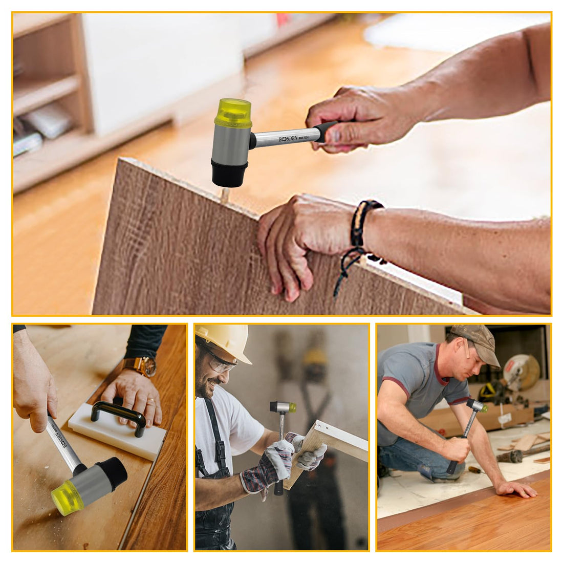 Double-Faced Soft Hammer Mallet, Rubber Hammer