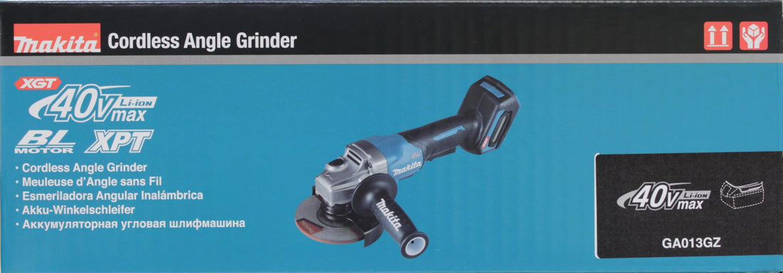 MAKITA 40V MAX XGT BRUSHLESS 125MM PADDLE SWITCH ANGLE GRINDER SKIN GA013GZ
