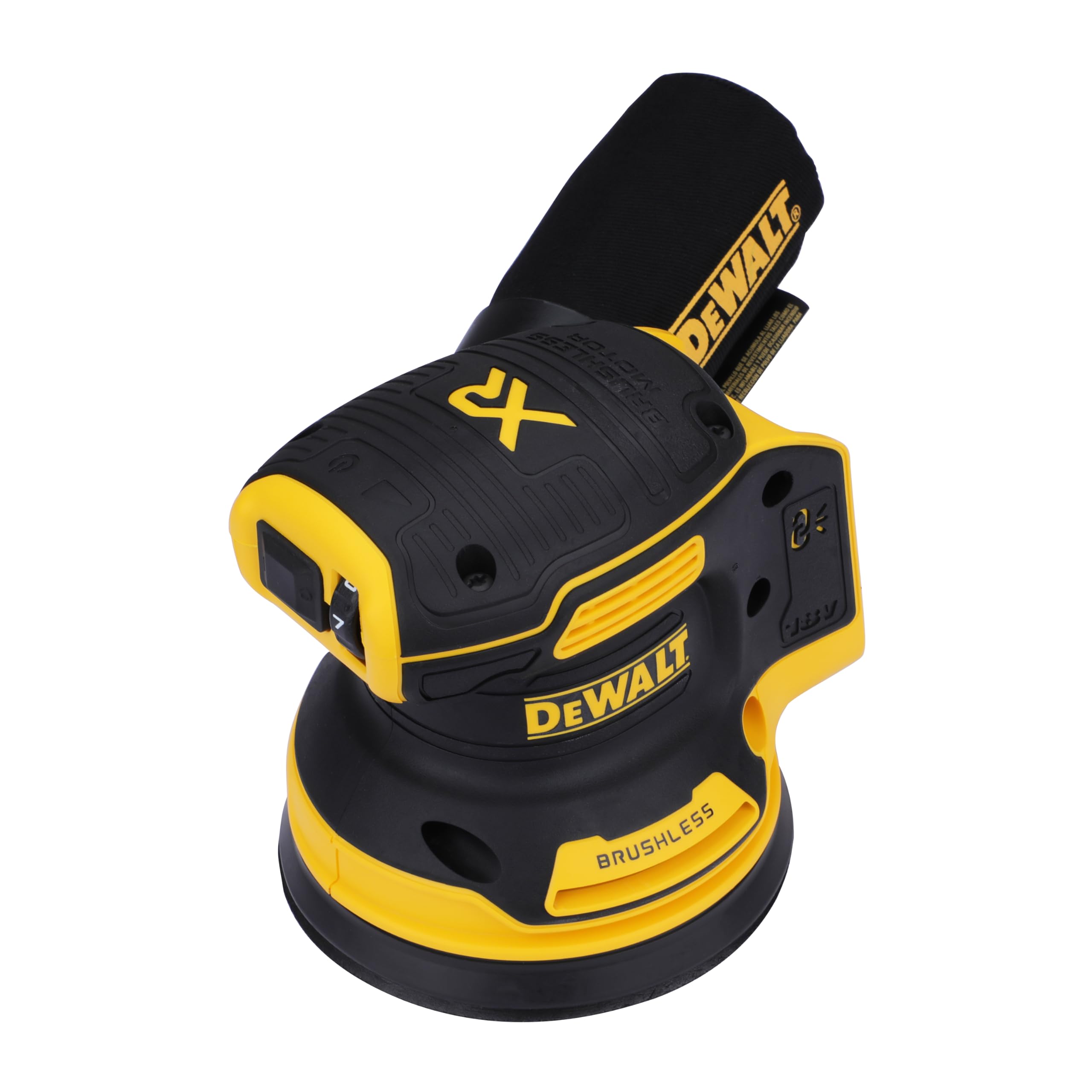 DeWalt 18V XR Brushless Random Orbital Sander, 125 mm Pad Size