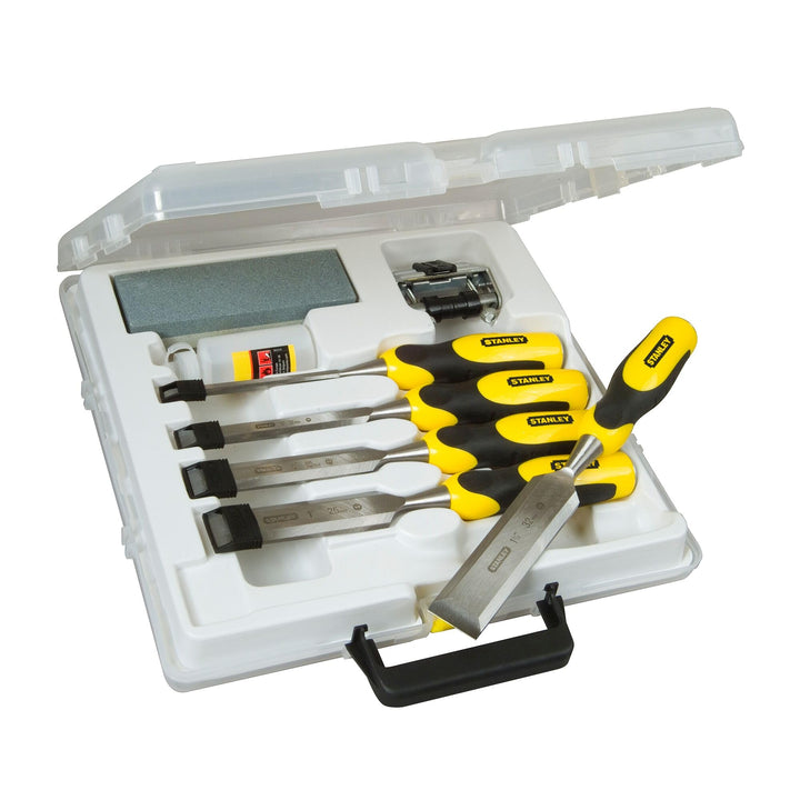 Stanley 516421 Dynagrip Chisel and Strike Cap Set with Access (5 Pieces)