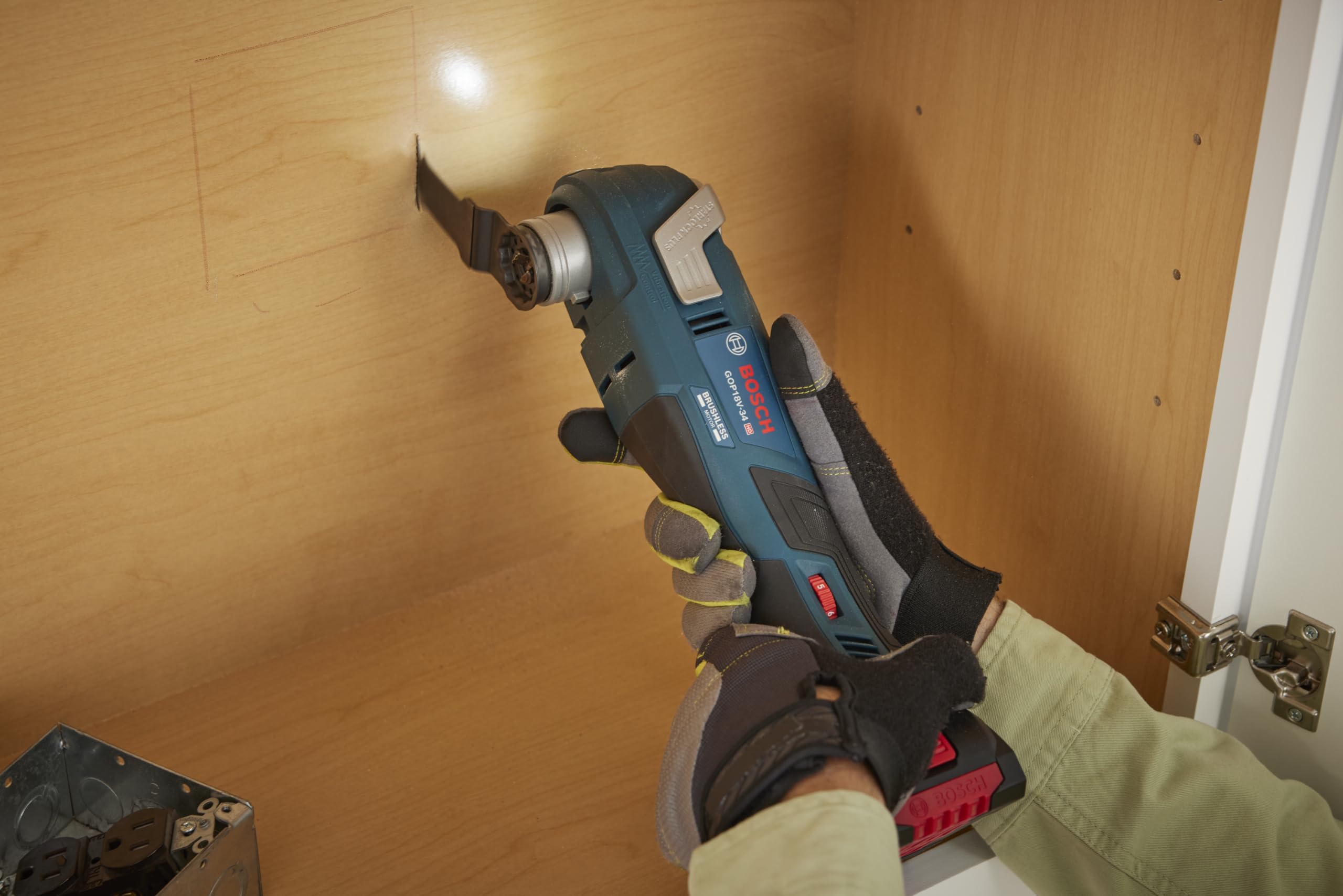 BOSCH GOP18V-34N 18V Brushless StarlockPlus® Oscillating Multi-Tool (Bare Tool)