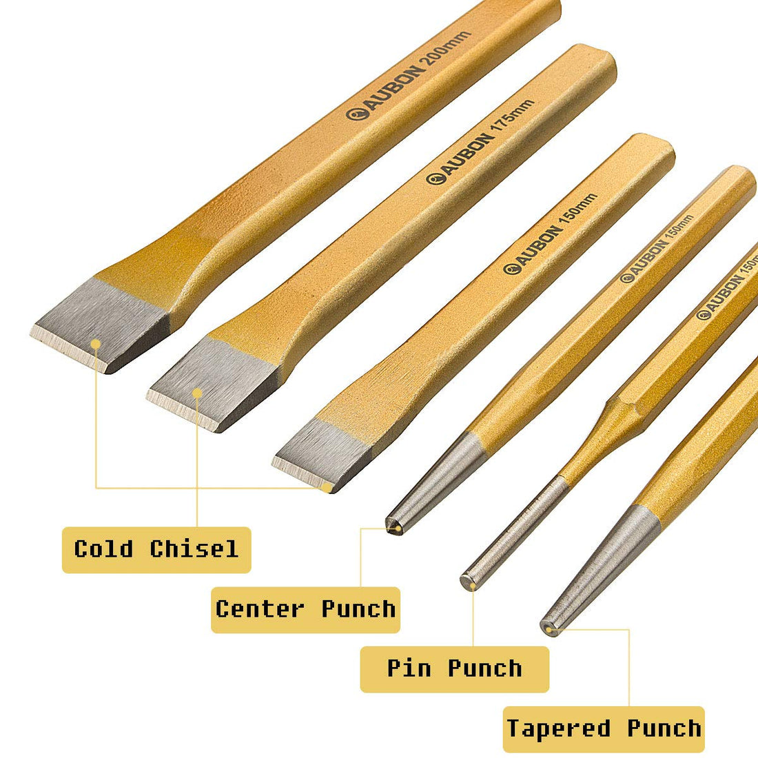 6 Pcs Punch and Chisel Set