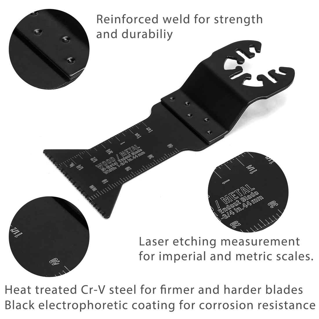 25-piece Oscillating Multitool Accessories Saw Plunge Blades