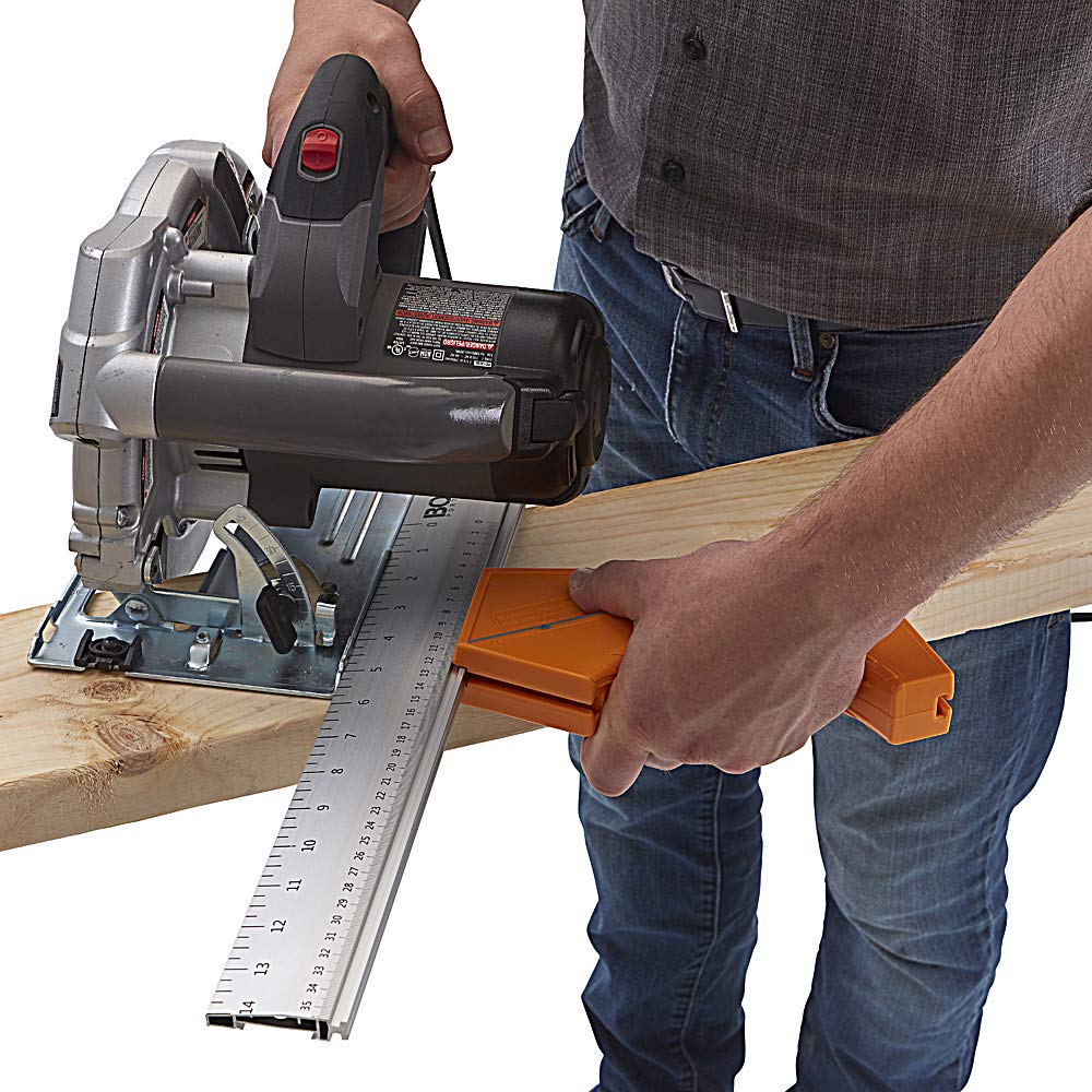 Quick Cut Circular Saw Guide with Rail & Angle Assist