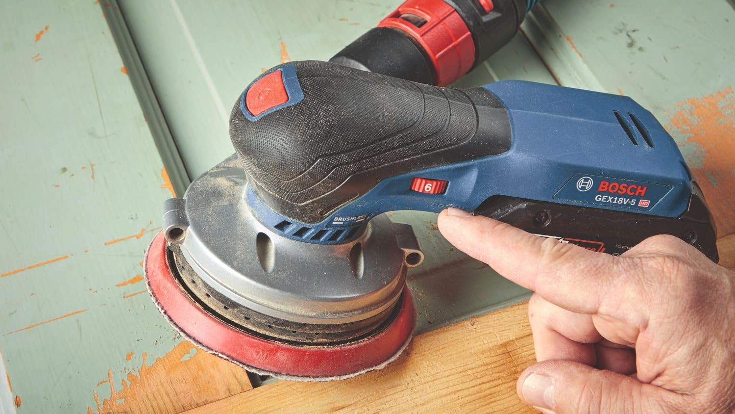 BOSCH GEX18V-5N 18V Brushless 5 Inch Cordless Random Orbit Sander (Bare Tool)