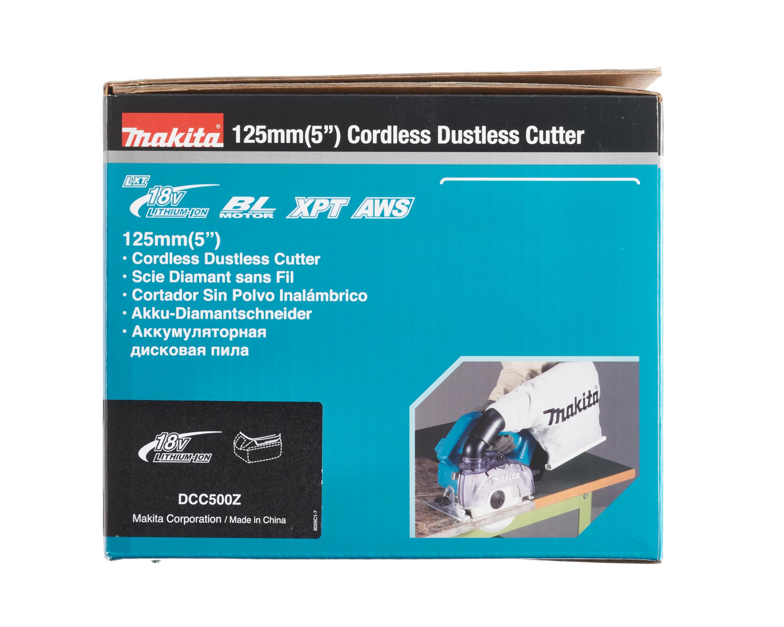 Makita DCC500Z 18V Li-ion LXT Brushless 125mm Disc Cutter – Batteries and Charger Not Included