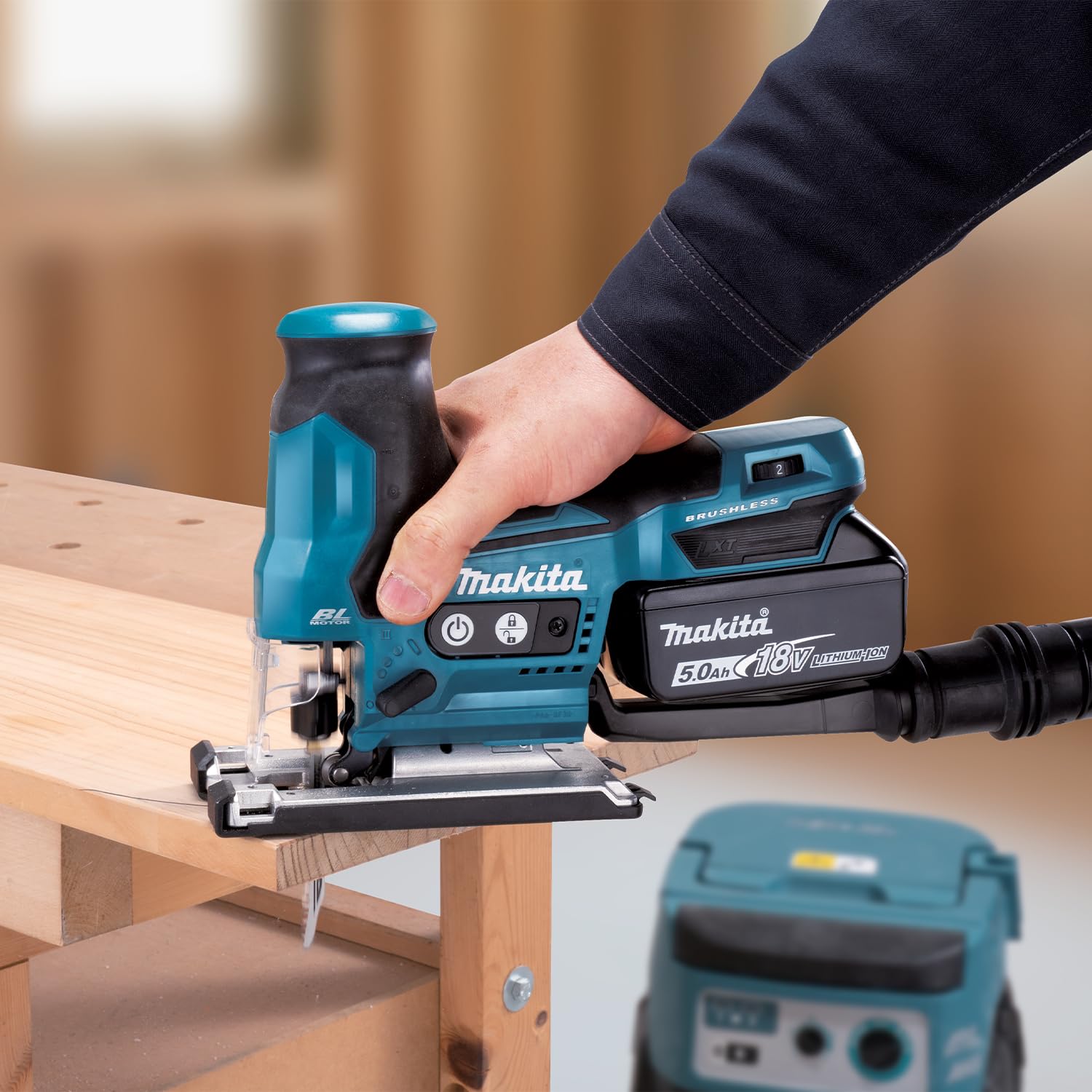 Makita DJV185Z 18V Brushless Compact Barrel Handle Jigsaw