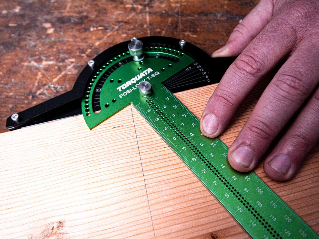 Torquata Metric T Square Posilock with Protractor 300mm