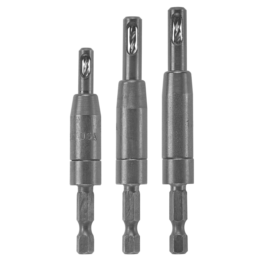 Bosch CC2430 Clic-Change 3-Piece No. 6, No. 8, and No. 10 Self-Centering Bit Assortment