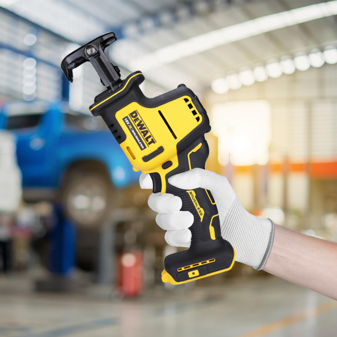 DEWALT 18v XR Brushless Compact Reciprocating Saw - Bare Unit DEWDCS369N