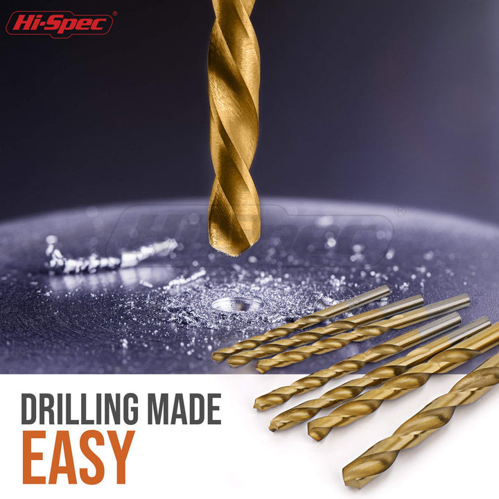 Hi-Spec 99pc Complete HSS Mixed Drill Bit Set.