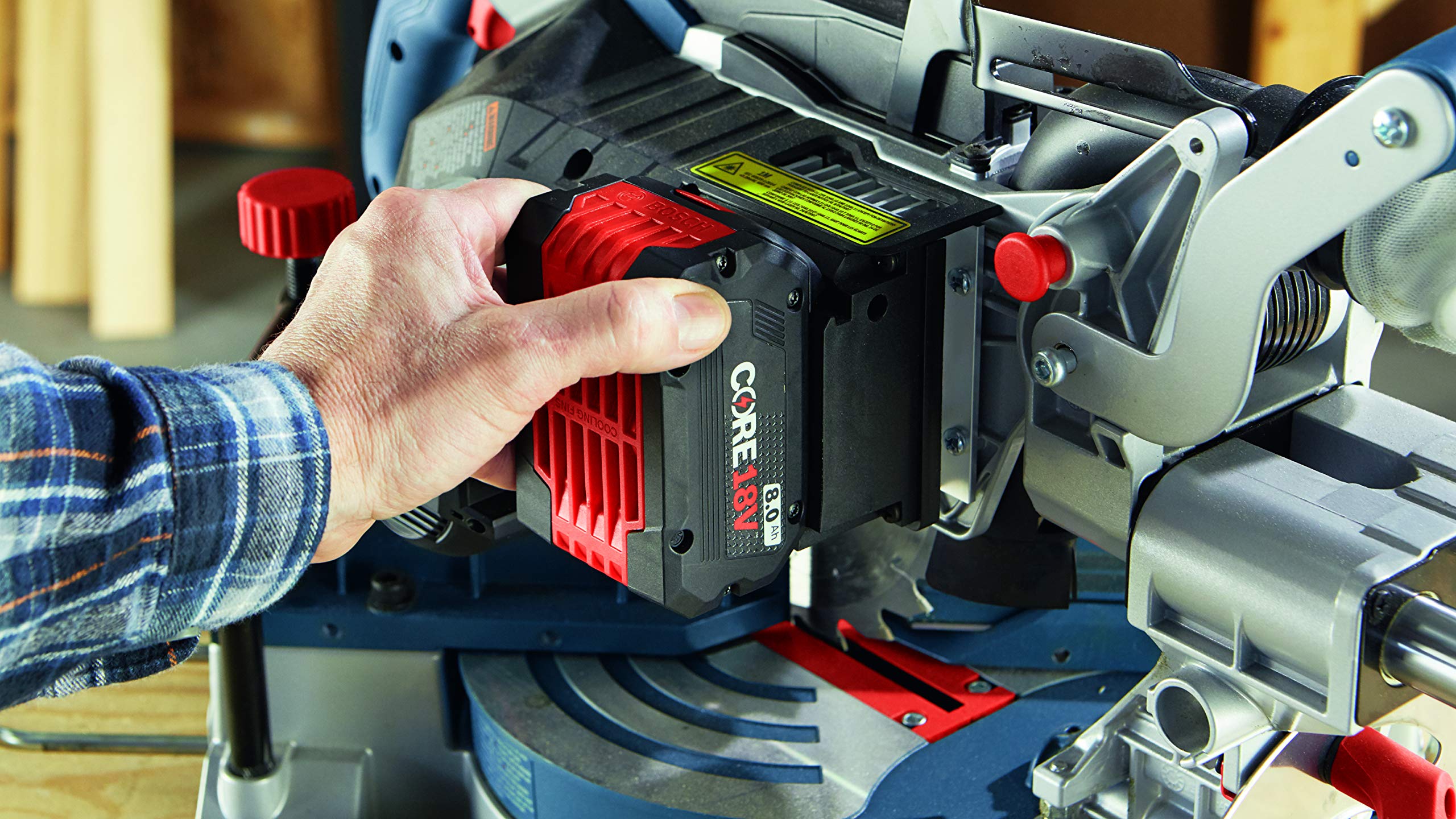 Bosch GCM18V-08N 18V 8-1/2 In. Single-Bevel Slide Miter Saw (Bare Tool)