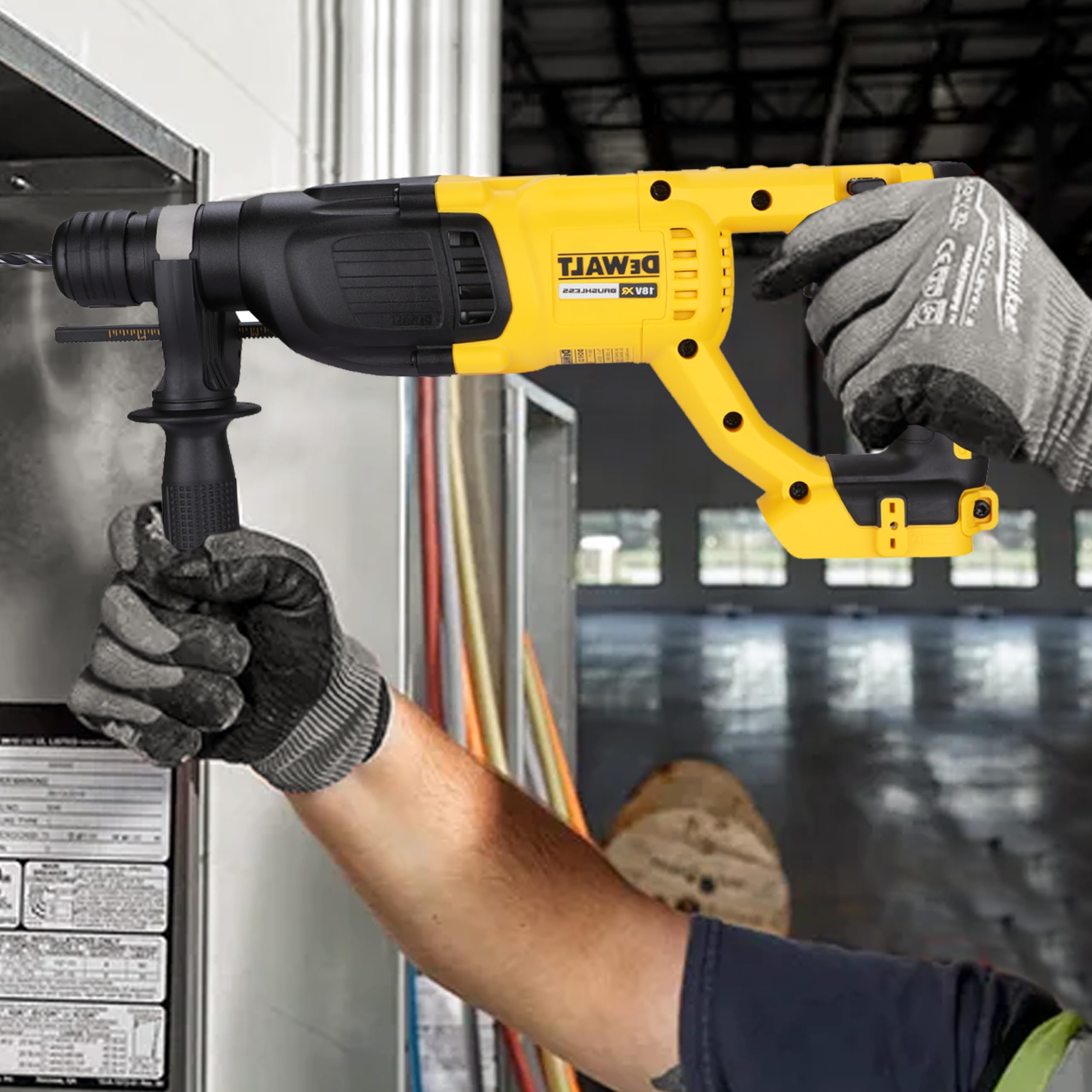 DeWalt 18V 1.5m/s² XR SDS Plus Brushless 3 Mode Cordless Rotary Hammer Drill