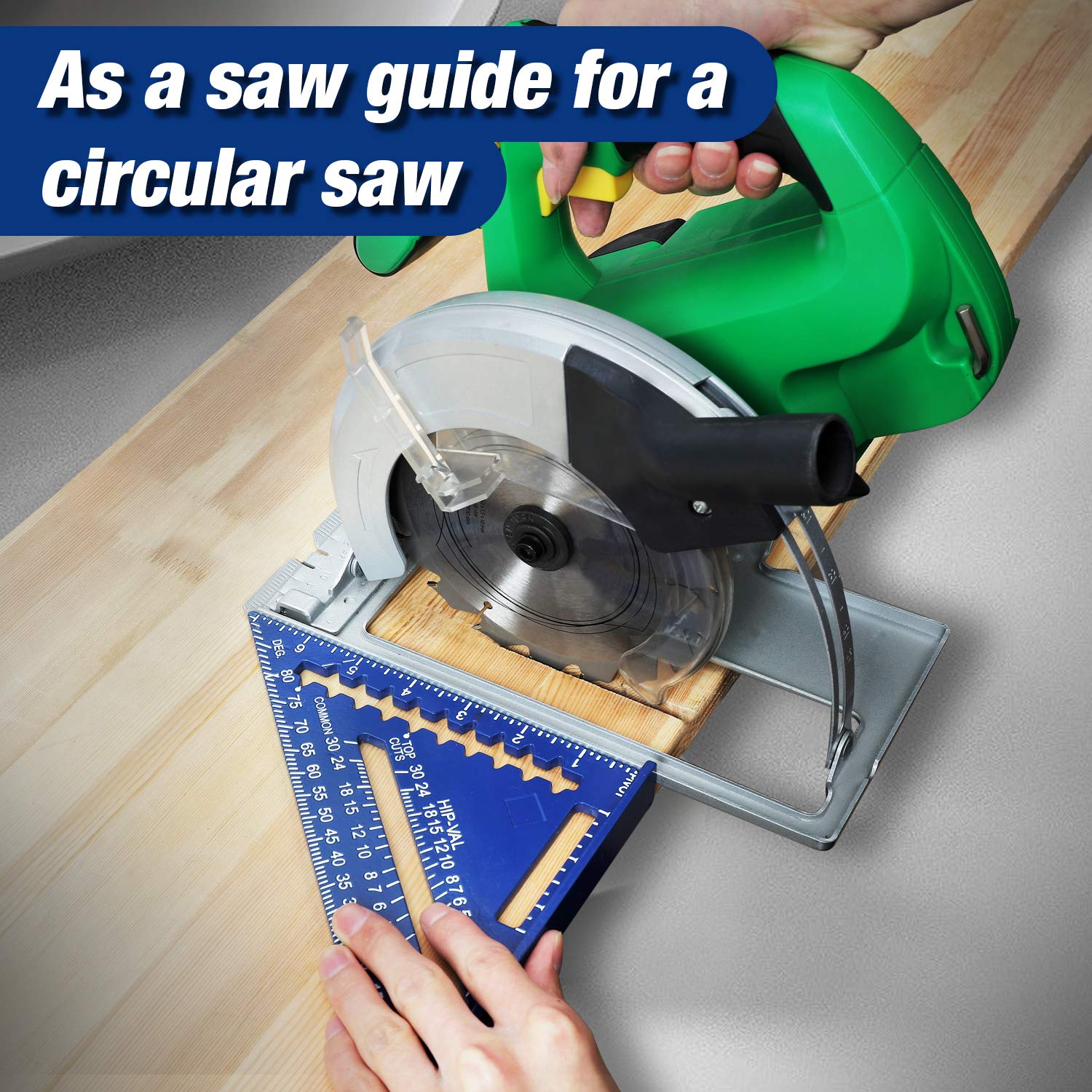 WORKPRO Rafter Square and Combination Square Tool Set, 18cm . Aluminium Alloy Die-Casting Carpenter Square and 30cm Zinc-Alloy Die-Casting Square Ruler Combo (Rafter Square Layout Tool)