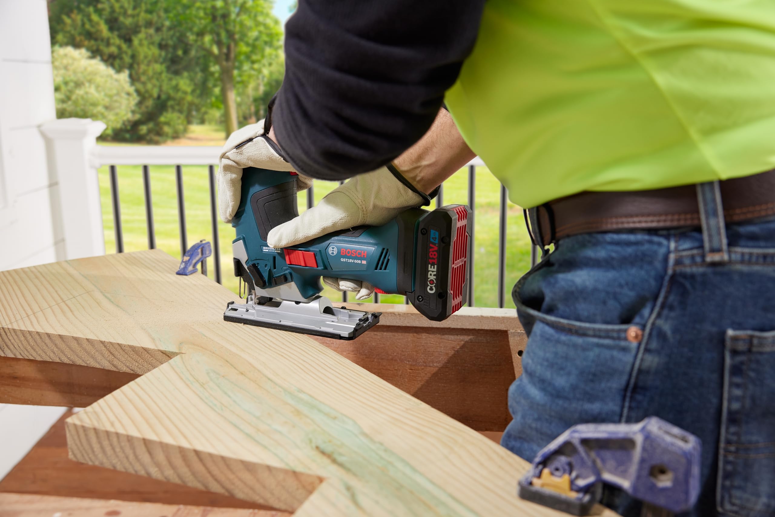 BOSCH GST18V-50BN 18V Brushless Barrel-Grip Jig Saw (Bare Tool)