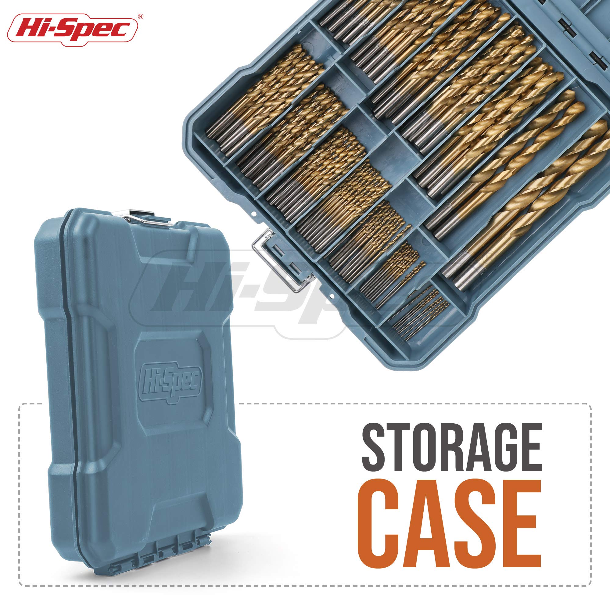 Hi-Spec 99pc Complete HSS Mixed Drill Bit Set.