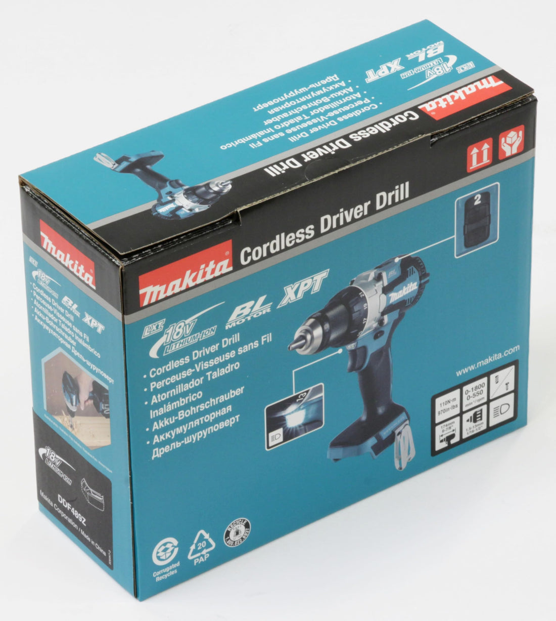 Makita DDF489Z 18V Li-Ion Brushless Drill Driver