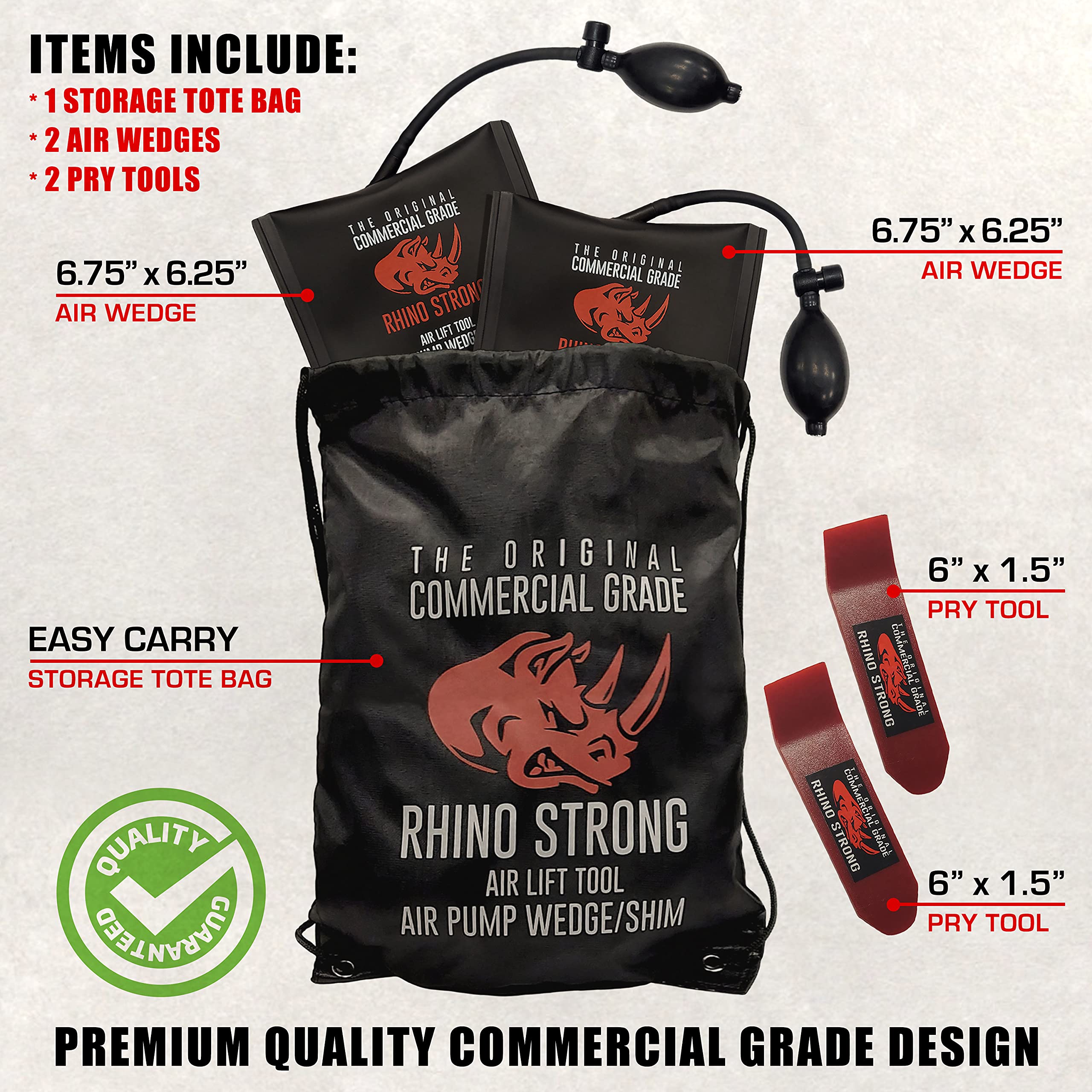 Rhino Strong The Original Commercial Grade Air Wedge Bag 2.0
