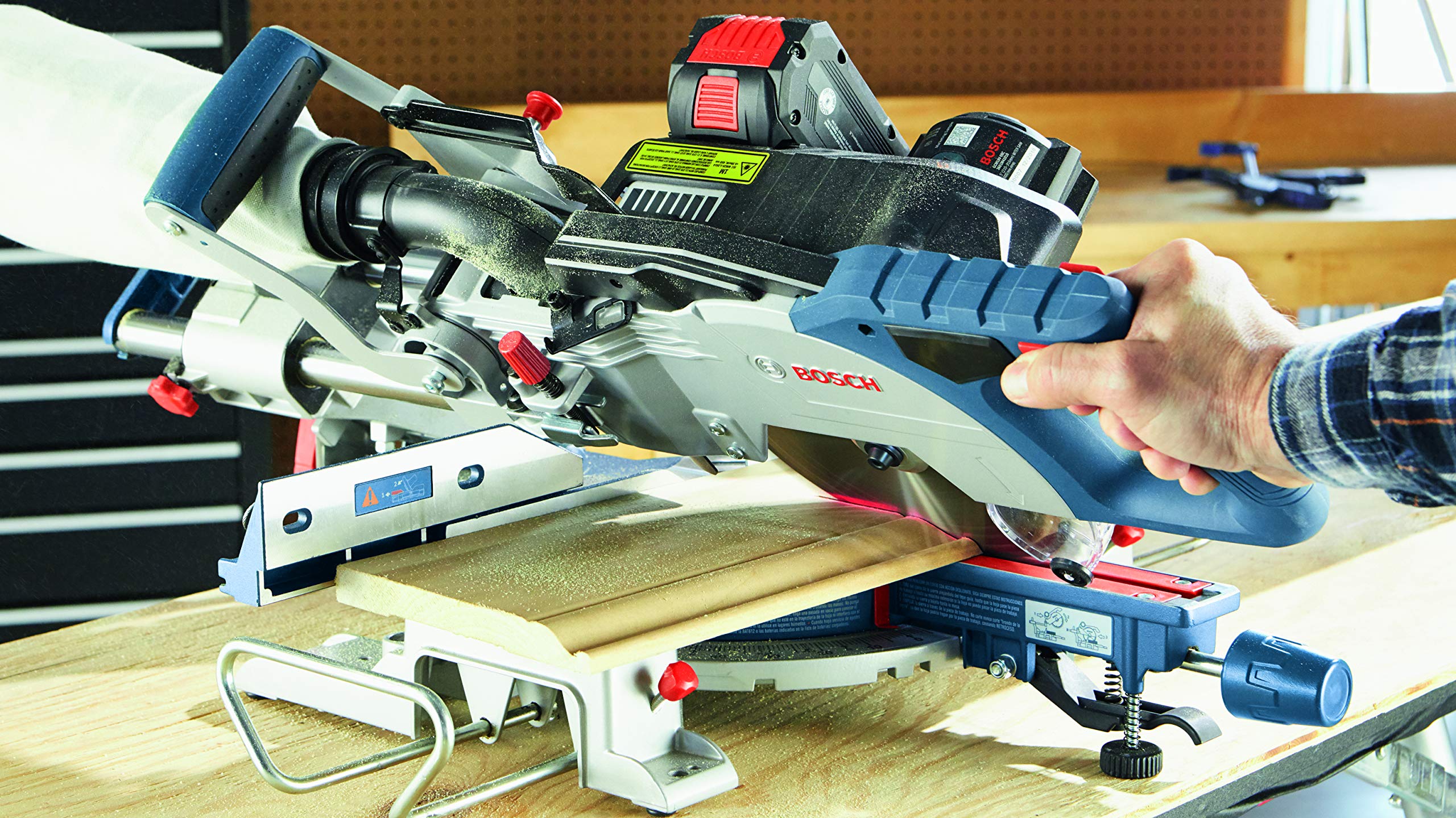 Bosch GCM18V-08N 18V 8-1/2 In. Single-Bevel Slide Miter Saw (Bare Tool)