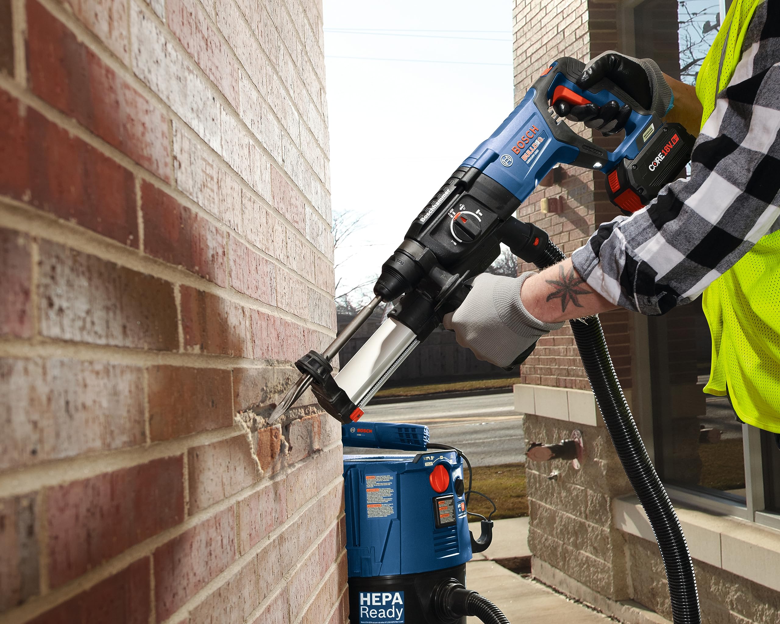 BOSCH GBH18V-26DN 18V EC Brushless SDS-plus® Bulldog™ 1 In. Rotary Hammer (Bare Tool)