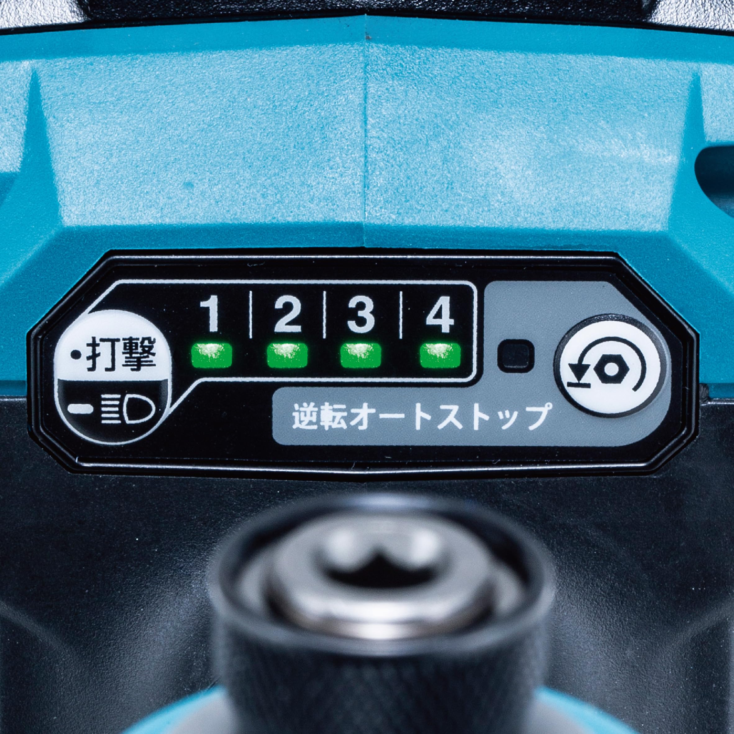 Makita 40V Brushless Impact Driver, Black/Blue